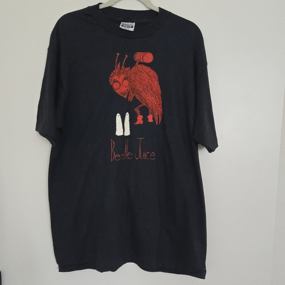 VINTAGE BEETLEJUICE T-SHIRT DESIGNED BY TIM BURTON